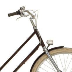 ATOO Eclairage Avant Rétro Chromé Sur Fourche De Vélo Néro -Sonnettes et klaxons pour vélo Soldes eclairage avant retro chrome sur fourche de velo nero 3