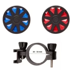 Funecobikes Eclairage DIAMANT Vélo 9 LED Haute Luminosité -Sonnettes et klaxons pour vélo Soldes eclairage diamant velo 9 led haute luminosite 3