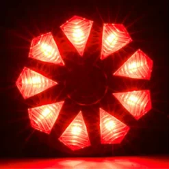 Funecobikes Eclairage DIAMANT Vélo 9 LED Haute Luminosité -Sonnettes et klaxons pour vélo Soldes eclairage diamant velo 9 led haute luminosite 5