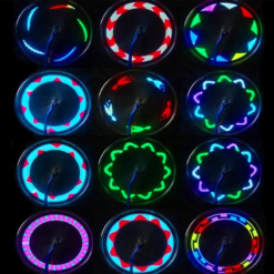 Funecobikes Eclairage LED à Pile Sur Rayon De Roue Vélo -Sonnettes et klaxons pour vélo Soldes eclairage led a pile sur rayon de roue velo 2