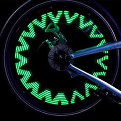 Funecobikes Eclairage LED à Pile Sur Rayon De Roue Vélo -Sonnettes et klaxons pour vélo Soldes eclairage led a pile sur rayon de roue velo 3