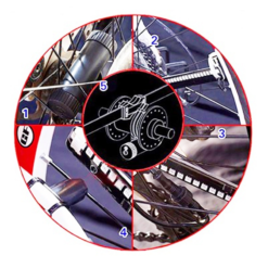 Vélo Original Eclairage Programmable Haute Luminosité Pour Roue De Vélo 7 Vélo Original Eclairage Programmable Haute Luminosité Pour Roue De Vélo -Sonnettes et klaxons pour vélo Soldes eclairage programmable haute luminosite pour roue de velo 2