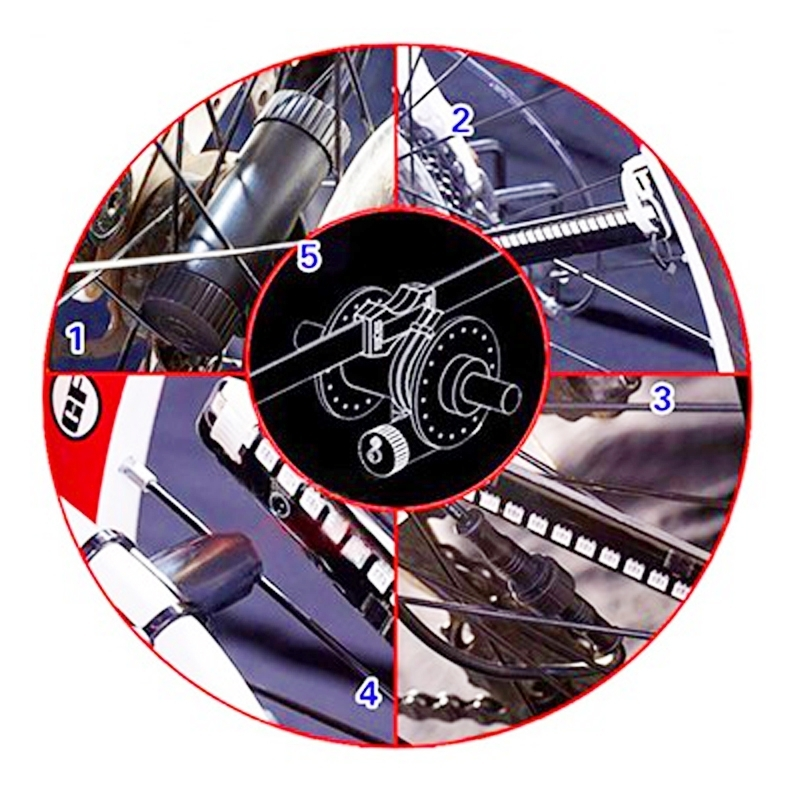 Vélo Original Eclairage Programmable Haute Luminosité Pour Roue De Vélo 3 Vélo Original Eclairage Programmable Haute Luminosité Pour Roue De Vélo – Image 3