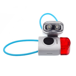 Ikzi Light Eclairage Rouge Et Blanc Pour Signalisation à Vélo -Sonnettes et klaxons pour vélo Soldes eclairage rouge et blanc pour signalisation a velo 2