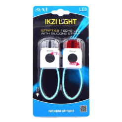 Ikzi Light Eclairage Rouge Et Blanc Pour Signalisation à Vélo -Sonnettes et klaxons pour vélo Soldes eclairage rouge et blanc pour signalisation a velo 5