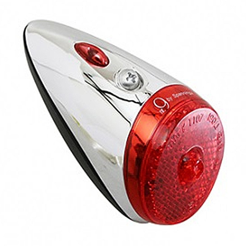 Spanninga Eclairage Vélo Vintage à Piles Arrière Sur Garde Boue 1 Spanninga Eclairage Vélo Vintage à Piles Arrière Sur Garde Boue