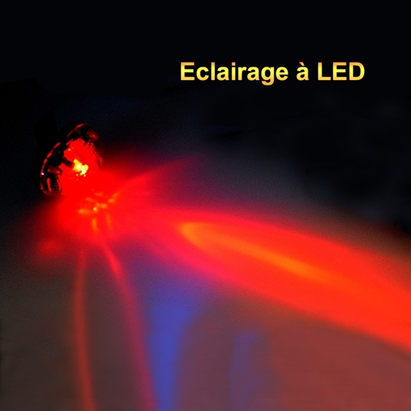 Point Feu Arrière à Piles à Fixer Sur Panier De Vélo 2 Point Feu Arrière à Piles à Fixer Sur Panier De Vélo – Image 2