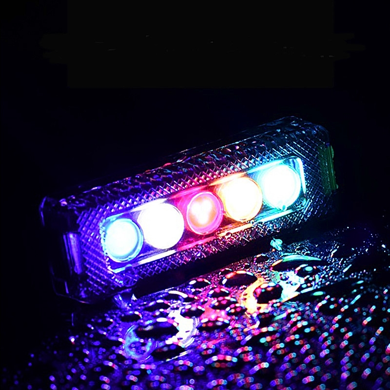 Vélo Original Feu Arrière Multicolore De Vélo à LED Rechargeable En USB 2 Vélo Original Feu Arrière Multicolore De Vélo à LED Rechargeable En USB – Image 2