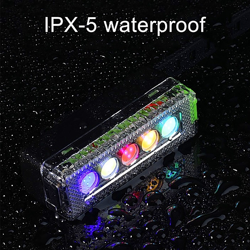 Vélo Original Feu Arrière Multicolore De Vélo à LED Rechargeable En USB 4 Vélo Original Feu Arrière Multicolore De Vélo à LED Rechargeable En USB – Image 4