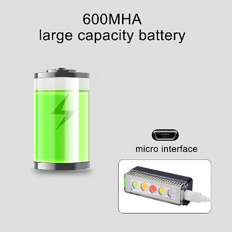 Vélo Original Feu Arrière Multicolore De Vélo à LED Rechargeable En USB 5 Vélo Original Feu Arrière Multicolore De Vélo à LED Rechargeable En USB – Image 5