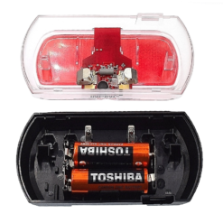 Infini Feu Arrière Porte-bagages Rouge LED 0,5 Watt -Sonnettes et klaxons pour vélo Soldes feu arriere porte bagages rouge led 05 watt 2