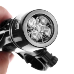 Point Feu Avant 5 LEDs Pour Vélo Sur Guidon