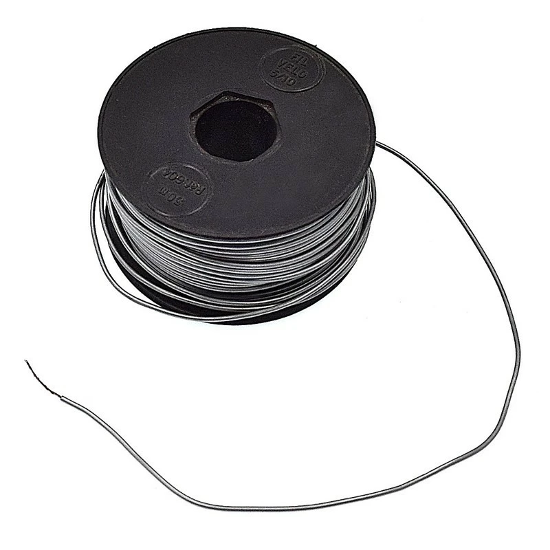 Vélo Original Fil électrique Gris Monobrin Pour électricité Sur Vélo - Au Mètre 1 Vélo Original Fil électrique Gris Monobrin Pour électricité Sur Vélo - Au Mètre