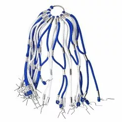 Dieffe Filet Pare Jupe De Vélo - Bleu Et Blanc -Sonnettes et klaxons pour vélo Soldes filet pare jupe de velo bleu et blanc 3