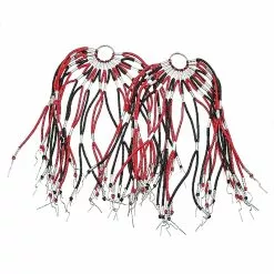 Dieffe Filet Pare Jupe De Vélo - Rouge Et Noir