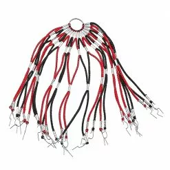 Dieffe Filet Pare Jupe De Vélo - Rouge Et Noir -Sonnettes et klaxons pour vélo Soldes filet pare jupe de velo rouge et noir 3