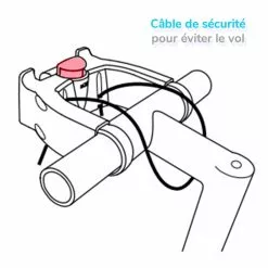 Fixation Pour Guidon De Vélo à Assistance électrique - KLICKFIX -Sonnettes et klaxons pour vélo Soldes fixation pour guidon de velo a assistance electrique klickfix 3