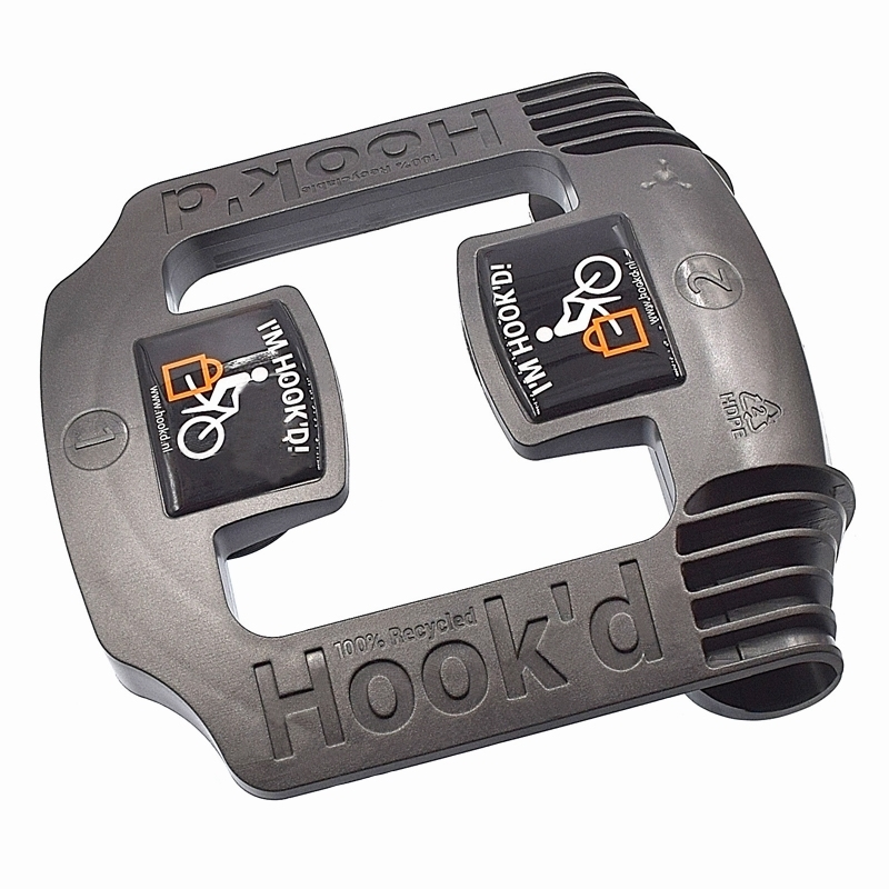 Fixation Pour Sac De Course Sur Vélo Hook'd 1 Fixation Pour Sac De Course Sur Vélo Hook'd