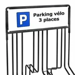 Garage Vélo Avec Espace Publicitaire 3 Places Andrys -Sonnettes et klaxons pour vélo Soldes garage velo avec espace publicitaire 3 places andrys 3