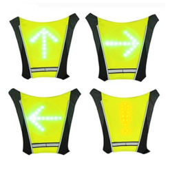 Vélo Original Gilet 48 LEDS Avec Indicateur De Direction Et Télécommande Sans Fil -Sonnettes et klaxons pour vélo Soldes gilet 48 leds avec indicateur de direction et telecommande sans fil 2