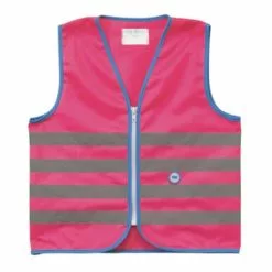 Gilet De Sécurité Enfant à Vélo Haute Visibilité Rose Wowow