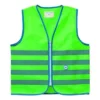 Gilet De Sécurité Enfant à Vélo Haute Visibilité Vert Wowow