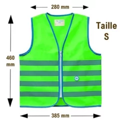 Gilet De Sécurité Enfant à Vélo Haute Visibilité Vert Wowow 8 Gilet De Sécurité Enfant à Vélo Haute Visibilité Vert Wowow -Sonnettes et klaxons pour vélo Soldes gilet de securite enfant a velo haute visibilite vert wowow 2