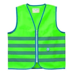 Gilet De Sécurité Enfant à Vélo Haute Visibilité Vert Wowow