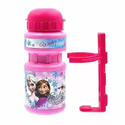 Vélo Original Gourde La Reine Des Neiges Avec Support -Sonnettes et klaxons pour vélo Soldes gourde la reine des neiges avec support 3