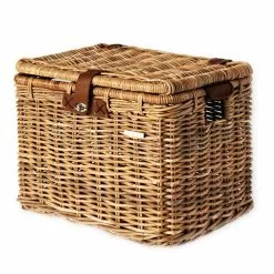 Grand Panier De Vélo En Rotin Denton L Basil