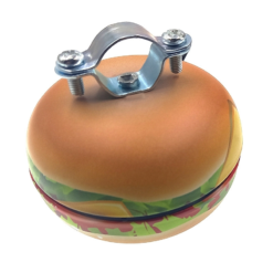 Widek Grande Sonnette Vélo Ding Dong Hamburger -Sonnettes et klaxons pour vélo Soldes grande sonnette velo ding dong hamburger 3