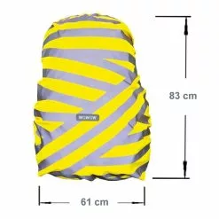 WOWOW Housse De Sac à Dos Réfléchissante Et étanche Jaune 6 WOWOW Housse De Sac à Dos Réfléchissante Et étanche Jaune -Sonnettes et klaxons pour vélo Soldes housse de sac a dos reflechissante et etanche jaune 2