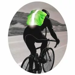 Maxxus Housse Sac à Dos Sécurité Jaune Réflechissant Pour Vélo Ou Jogger -Sonnettes et klaxons pour vélo Soldes housse sac a dos securite jaune reflechissant pour velo ou jogger 4