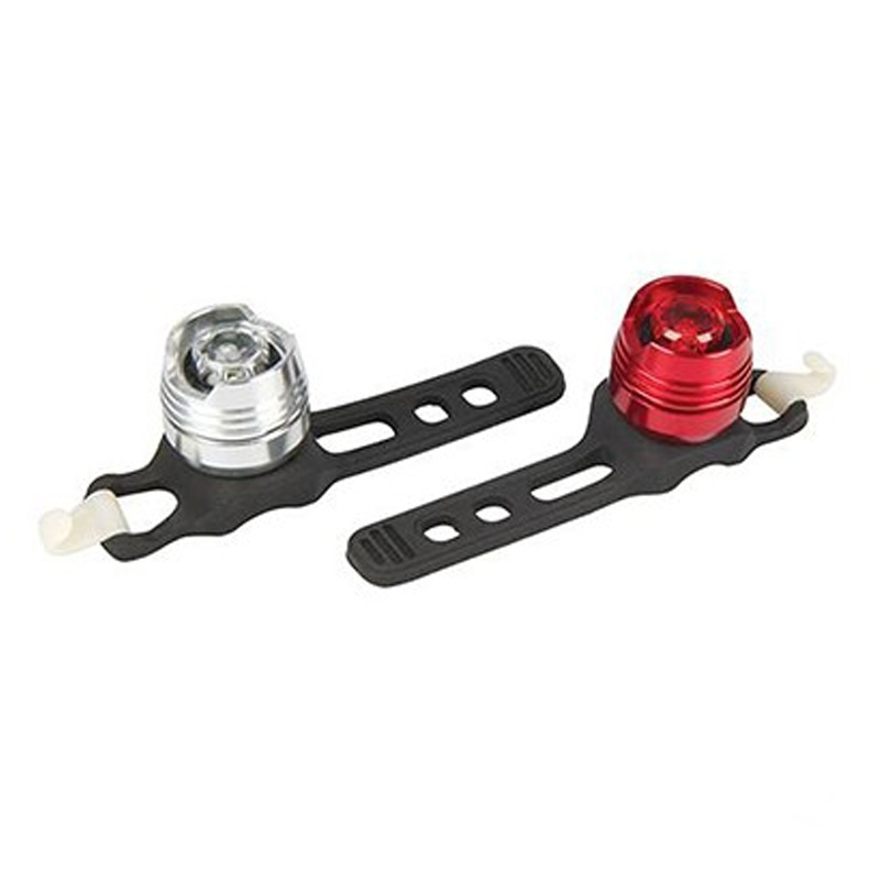 Silverline Jeu De 2 Lampes De Sécurité En Aluminium Pour Vélo 1 Silverline Jeu De 2 Lampes De Sécurité En Aluminium Pour Vélo