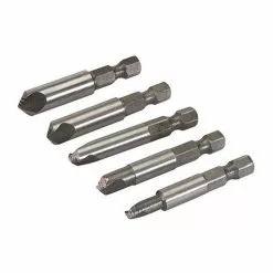 Silverline Jeu De 5 Extracteurs De Vis Endommagées