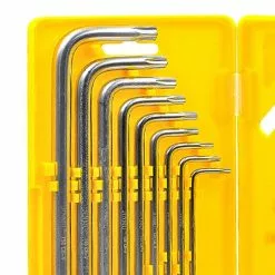 Funecobikes Jeu De 9 Clés Torx Longue Avec Trou Centrale -Sonnettes et klaxons pour vélo Soldes jeu de 9 cles torx longue avec trou centrale 4