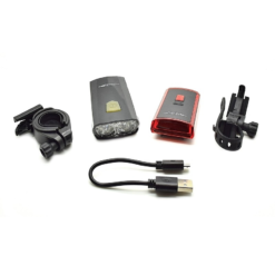 Maxxus Kit éclairage Vélo Avant/arrière Rechargeable Sur Port USB -Sonnettes et klaxons pour vélo Soldes kit eclairage velo avant arriere rechargeable sur port usb 4