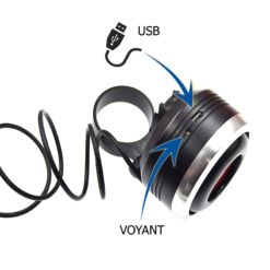 Vélo Original Klaxon électronique Surpuissant 160 DB Pour Vélo -Sonnettes et klaxons pour vélo Soldes klaxon electronique surpuissant 160 db pour velo 3