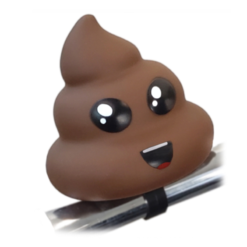 Vélo Original Klaxon En Forme De Caca Pour Enfant à Vélo -Sonnettes et klaxons pour vélo Soldes klaxon en forme de caca pour enfant a velo 3