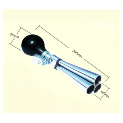 Messingschlager Klaxon Vélo Triple Corne -Sonnettes et klaxons pour vélo Soldes klaxon velo triple corne 2