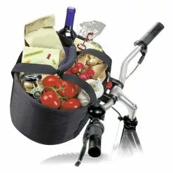 KlickFix Shopper Pro - Sac Porte-bagages - Noir -Sonnettes et klaxons pour vélo Soldes klickfix shopper pro sac porte bagages noir 5