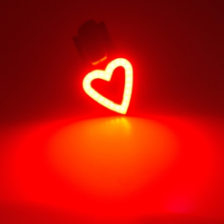 Maxxus Lampe Arrière Vélo En Forme De Coeur Rechargeable Sur USB -Sonnettes et klaxons pour vélo Soldes lampe arriere velo en forme de coeur rechargeable sur usb 3