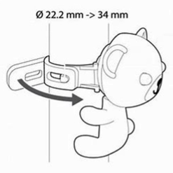 Lampe Arrière Zoonimal Ourson Pour Vélo Enfant 6 Lampe Arrière Zoonimal Ourson Pour Vélo Enfant -Sonnettes et klaxons pour vélo Soldes lampe arriere zoonimal ourson pour velo enfant 2