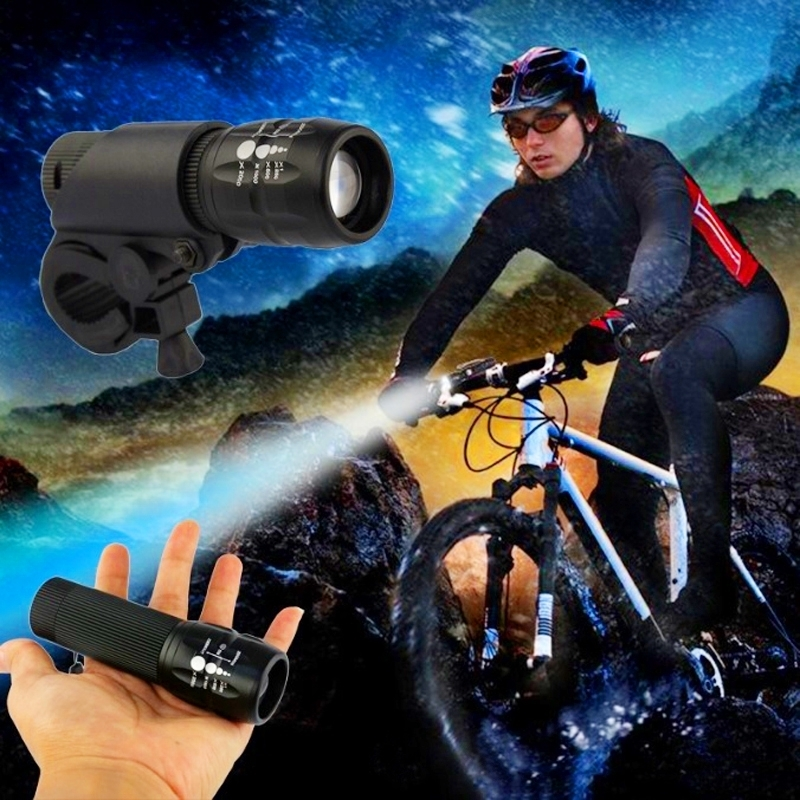 Vélo Original Lampe De Poche LED Torche 2000 Lm + Support 2 Vélo Original Lampe De Poche LED Torche 2000 Lm + Support – Image 2
