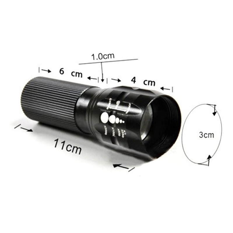 Vélo Original Lampe De Poche LED Torche 2000 Lm + Support 6 Vélo Original Lampe De Poche LED Torche 2000 Lm + Support – Image 6