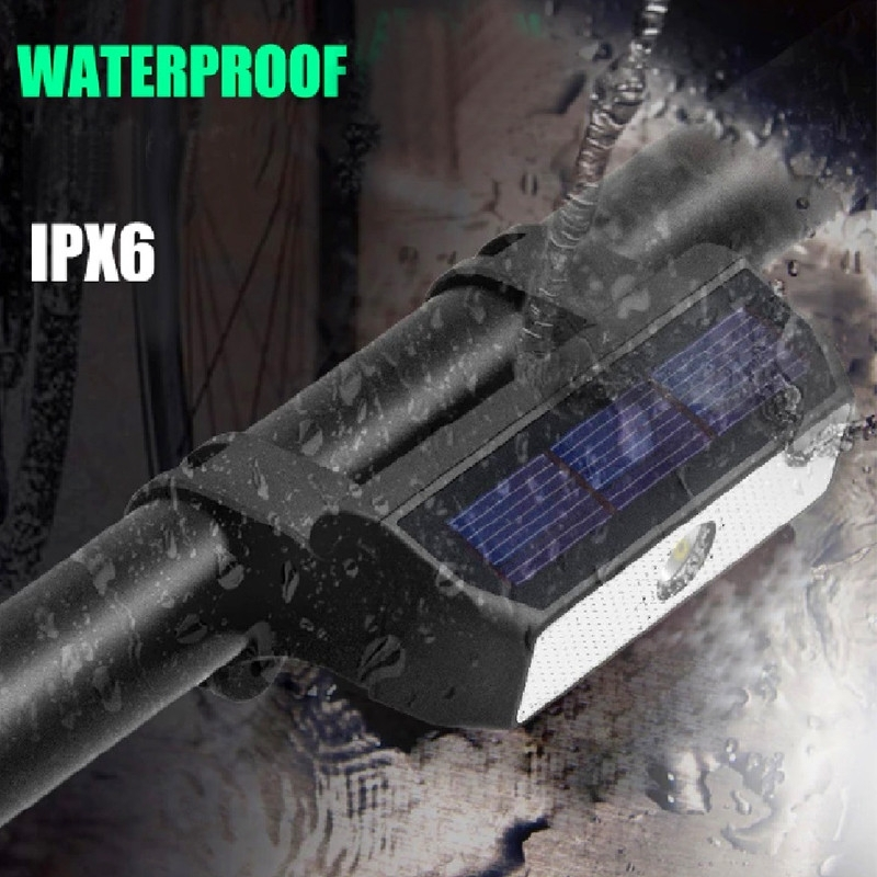 Vélo Original Lampe De Vélo à énergie Solaire, étanche IPX6 6 Vélo Original Lampe De Vélo à énergie Solaire, étanche IPX6 – Image 6