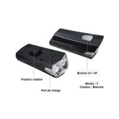 Maxxus Lampe LED Haute Luminosité USB 8 Maxxus Lampe LED Haute Luminosité USB -Sonnettes et klaxons pour vélo Soldes lampe led haute luminosite usb 2