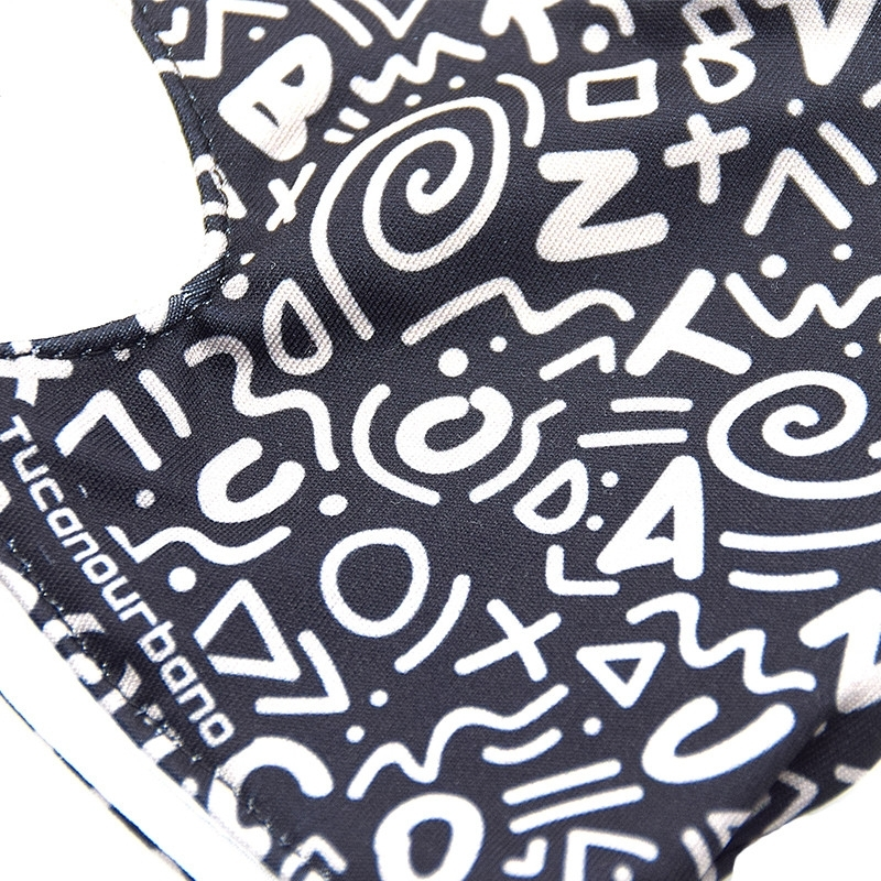 Tucano Urbano Masque Anti Pollution TUCANO RINA GRAPHIC Noir Réglable 3 Tucano Urbano Masque Anti Pollution TUCANO RINA GRAPHIC Noir Réglable – Image 3