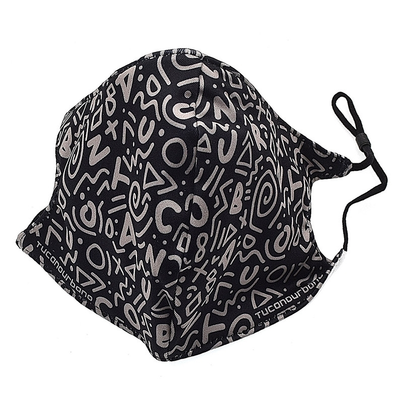 Tucano Urbano Masque Anti Pollution TUCANO RINA GRAPHIC Noir Réglable 1 Tucano Urbano Masque Anti Pollution TUCANO RINA GRAPHIC Noir Réglable