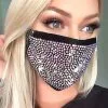 Masque Strass Et Paillettes Pour Femme à Vélo